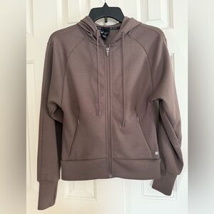 Spyder Women's Brown Zip-Up Hoodie